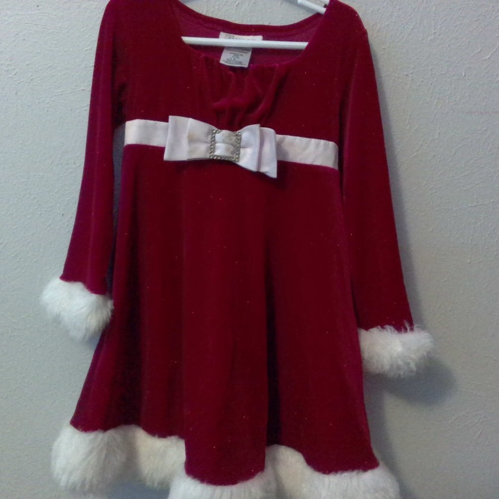 GIRLS 5T CHRISTMAS PARTY DRESS
